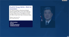 Desktop Screenshot of drpaulwang.com